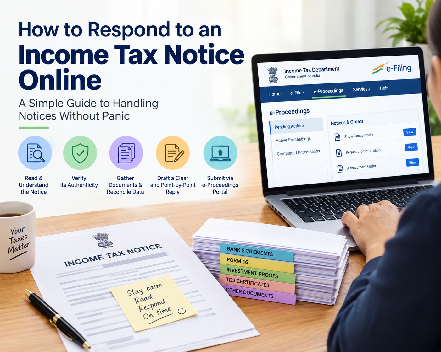 How To Respond To An Income Tax Notice Online